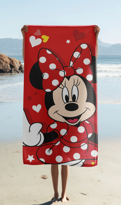 Minnie "Red heart" osuška obrázek 2