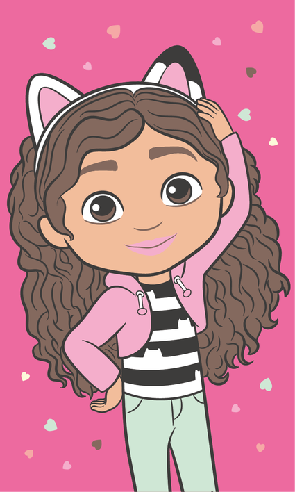 Gabby´s Dollhouse "pink" ručník obrázek 1