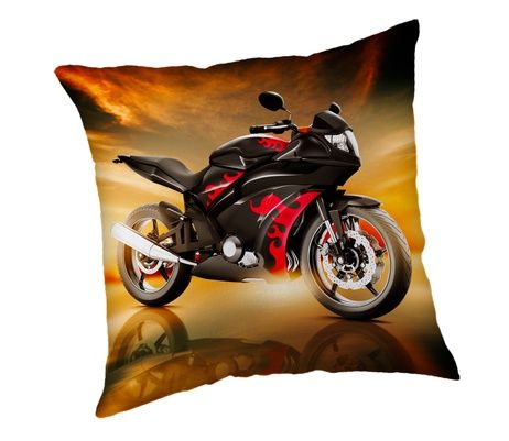 Motorbike "Red" cushion image 1