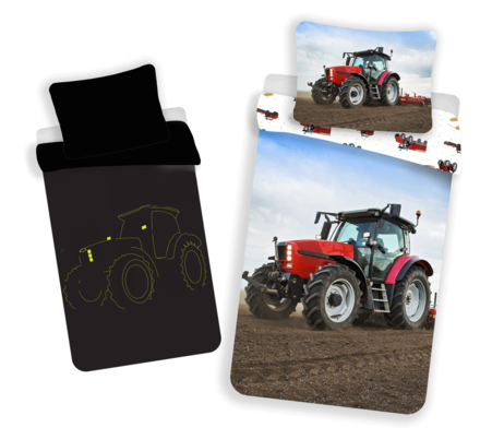 Tractor "Red"  with glowing effect image 1