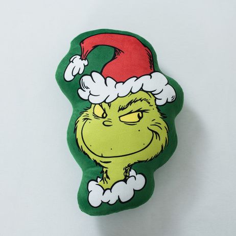 Grinch 01 shaped cushion image 2