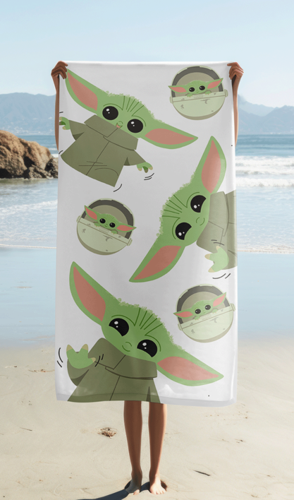Star Wars "Baby Yoda" beach towel image 2