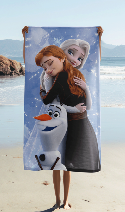 Frozen "Hug" beach towel micro image 2