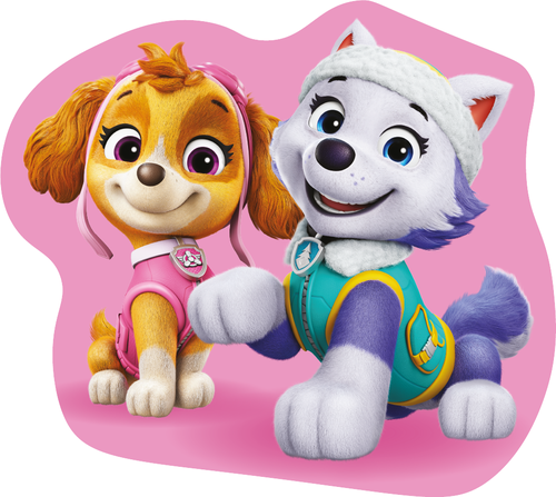 Tlapková patrola "Pink" tvarovaný polštářek