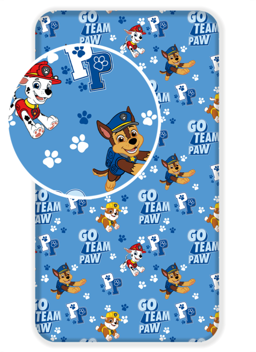 Paw Patrol "PP161" fitted sheet