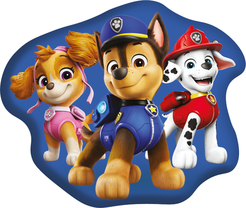 Paw Patrol "Trio" shaped cushion