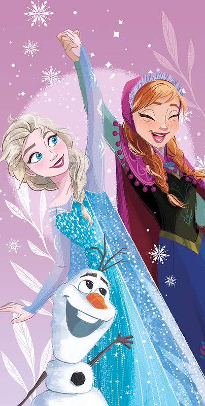 Frozen "purple 06" osuška micro