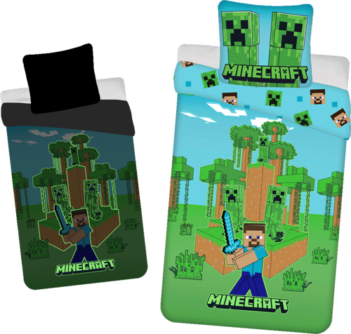 Minecraft "Jungle Fight" with glowing effect