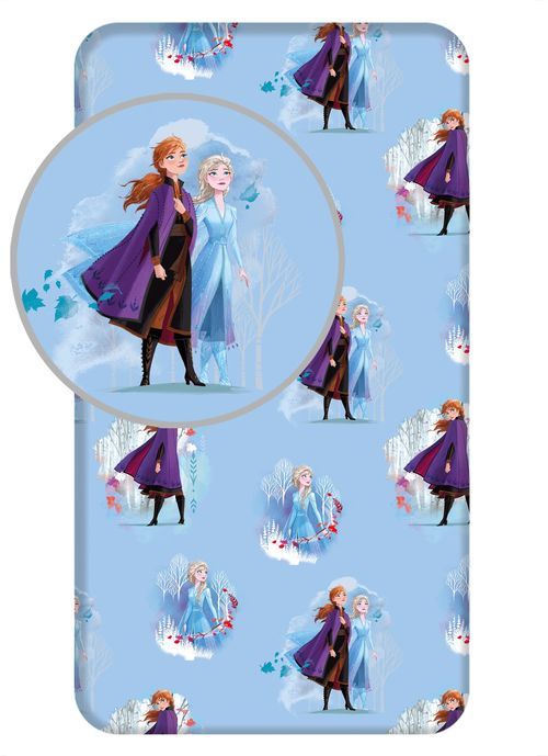 Frozen 2 "Blue Leaves" fitted sheet