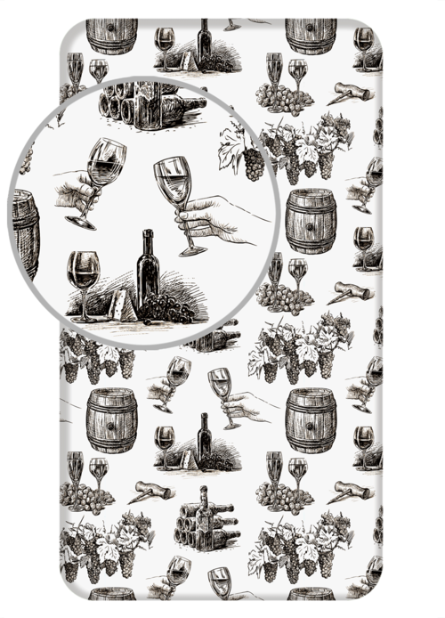 Wine fitted sheet