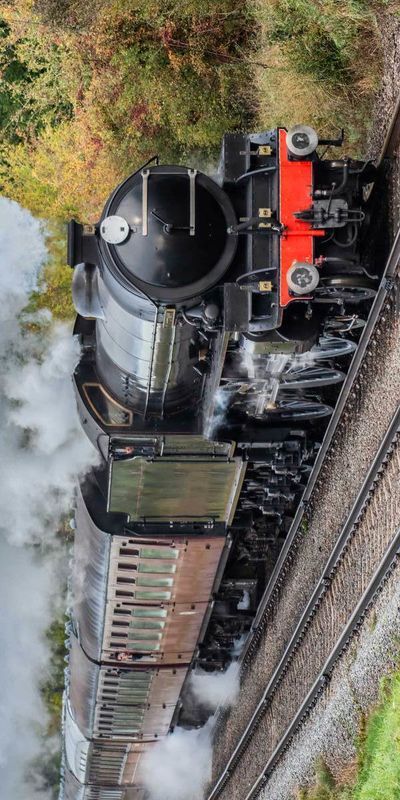 Steam train beach towel