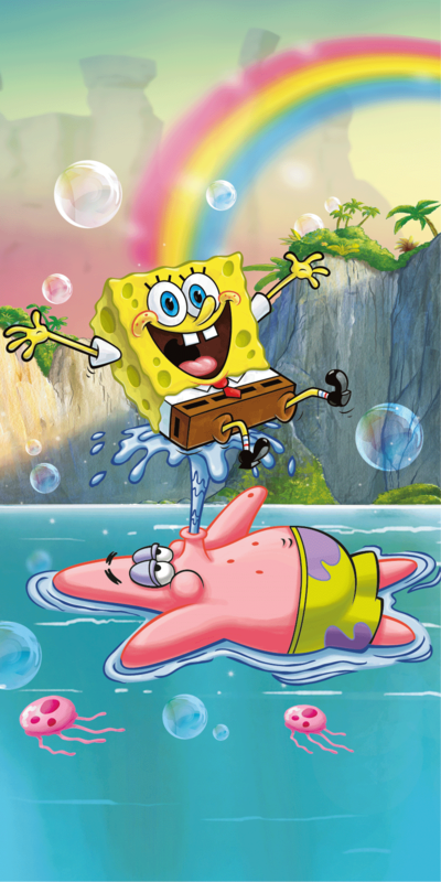 Sponge Bob "Tropical Duo" osuška