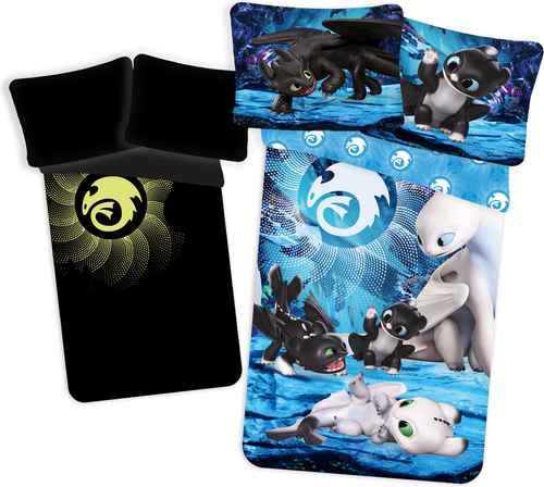 How to Train Your Dragon with glowing effect