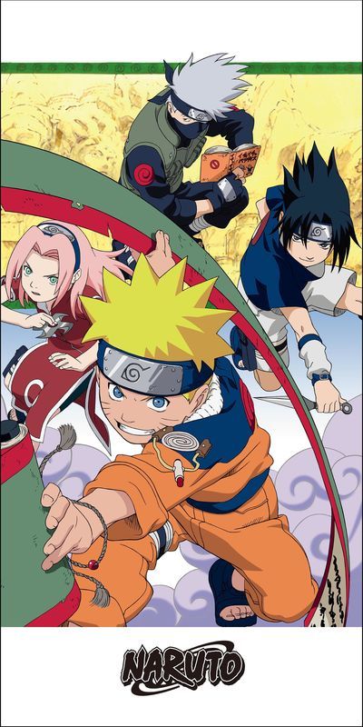 Naruto beach towel
