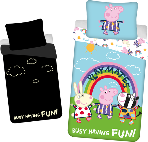 Peppa Pig "PEP125" with glowing effect