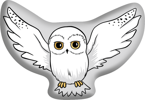 Harry Potter "Flying Hedwig" shaped cushion