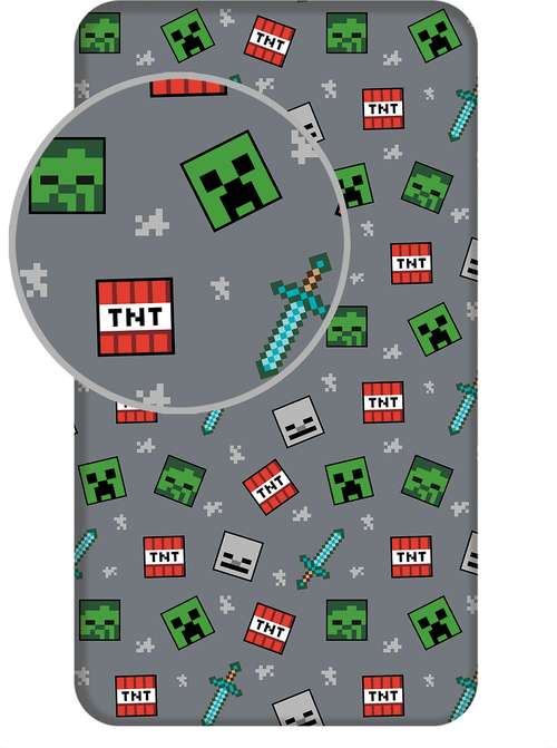 Minecraft "We got this" fitted sheet