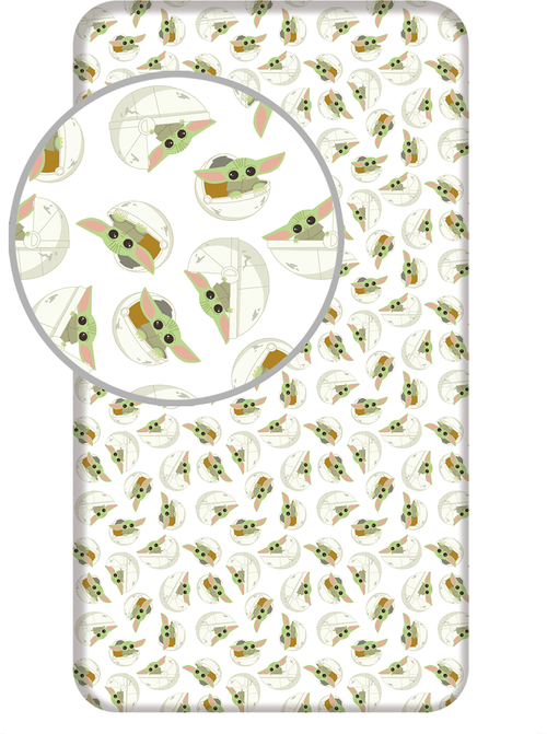 Star Wars "Yoda 02" fitted sheet