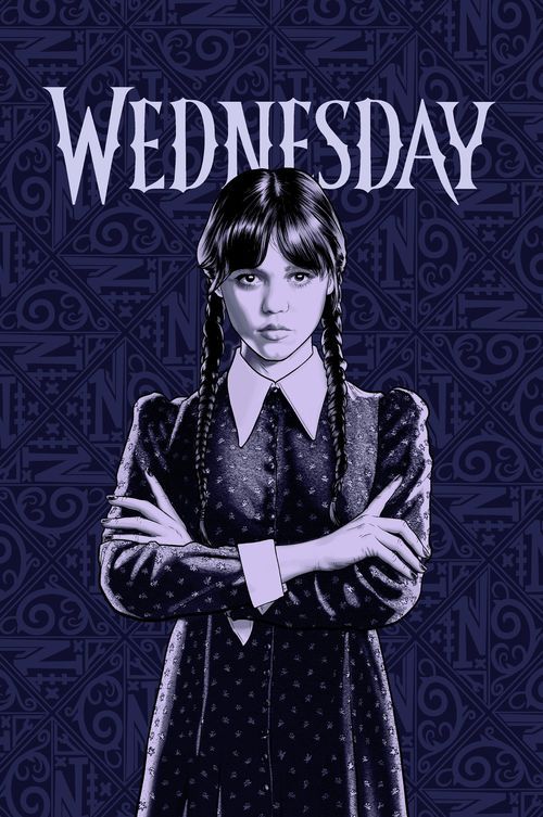 Wednesday fleecová deka