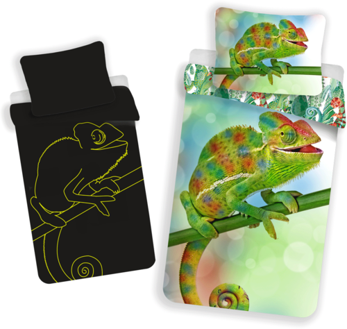 Chameleon with glowing effect