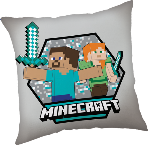 Minecraft "Battle Ready" polštářek