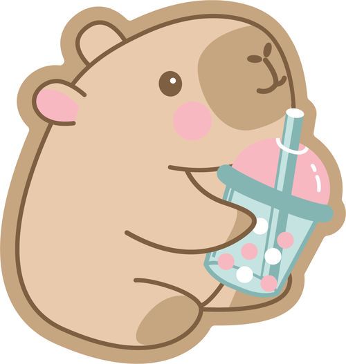 Capybara shaped cushion