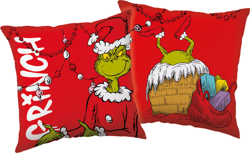 Grinch "Gift Trouble" polštářek