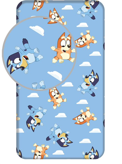 Bluey 004 fitted sheet
