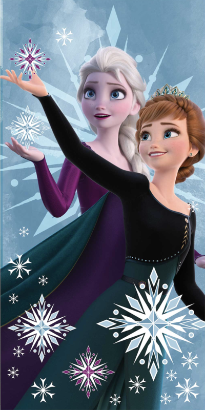 Frozen 2 "Snowflake 03" beach towel
