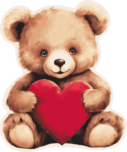 Medvídek tvarovaný polštářek