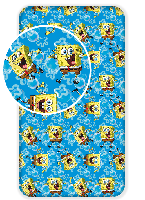 Sponge Bob "Blue" fitted sheet