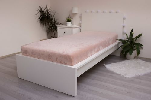 Prostěradlo mikroflanel kávové 180x200 cm