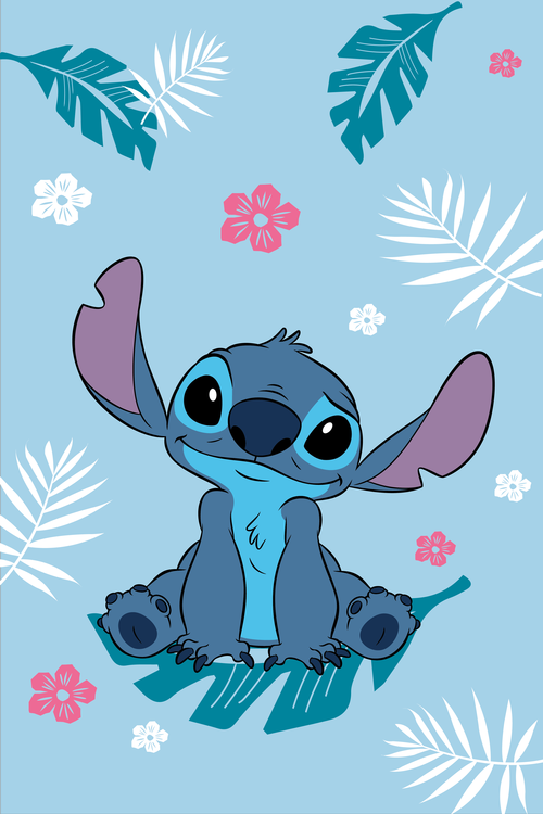Lilo and Stitch "Blue"  fleece blanket