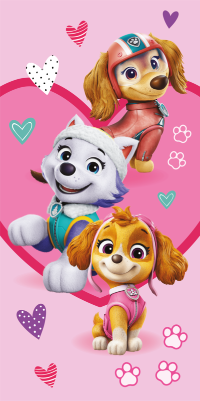 Paw Patrol "Puppy Love" osuška micro