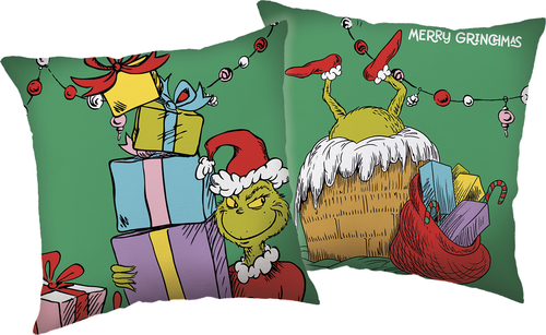 Grinch "Presents" polštářek