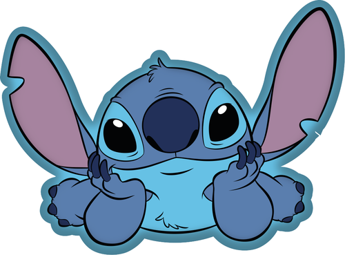 Lilo and Stitch shaped cushion