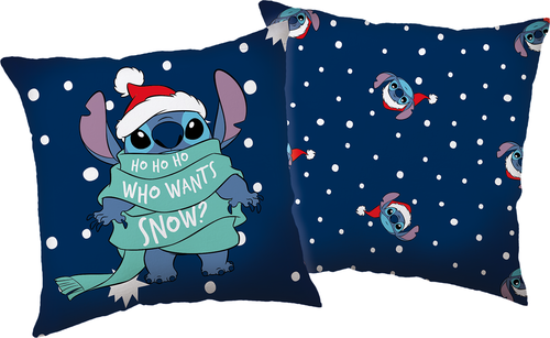 Stitch "Snow Xmas" cushion