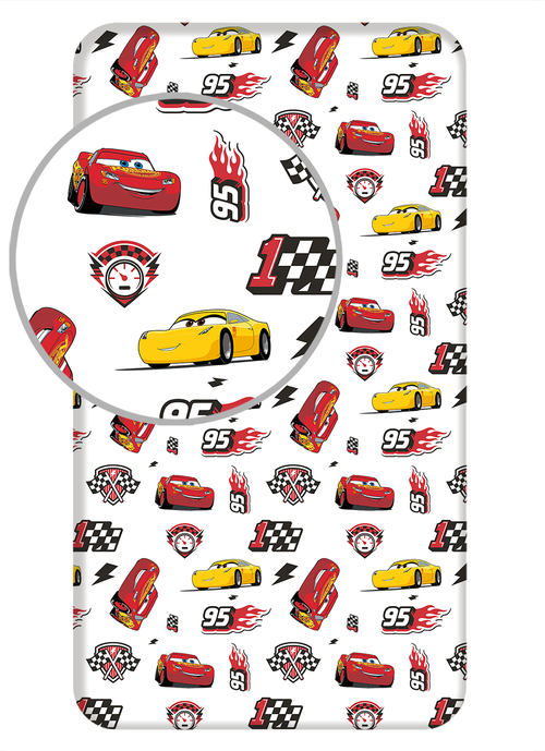 Cars 3 "McQueen" fitted sheet