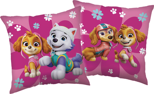 Tlapková patrola "Flower power" polštářek