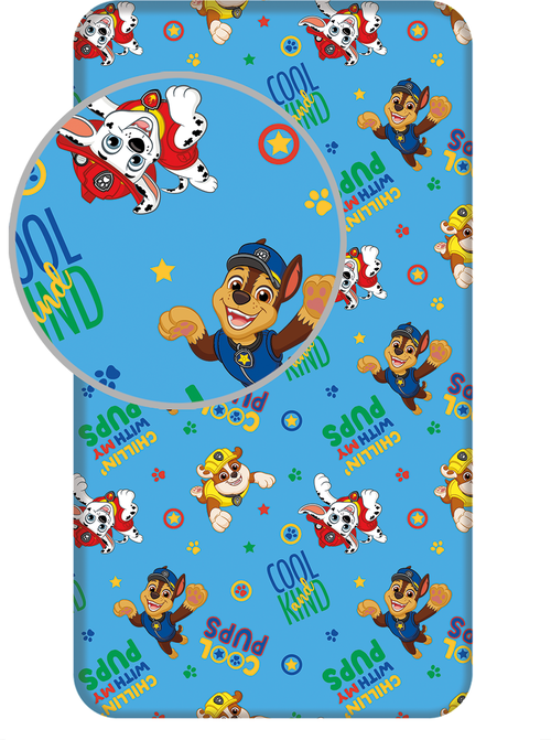 Paw Patrol "Cool pups" fitted sheet