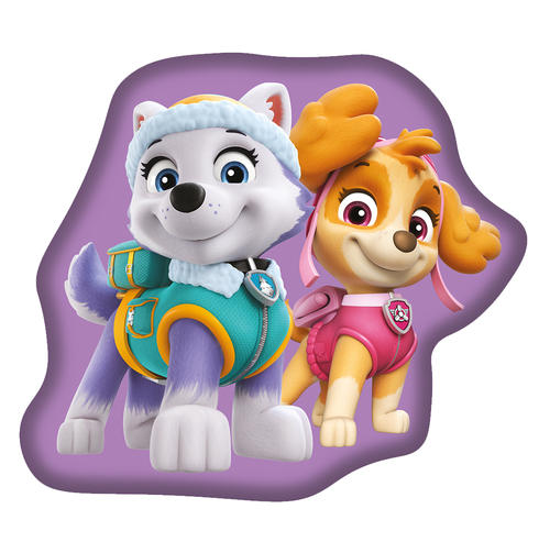 Paw Patrol "Purple" tvarovaný polštářek