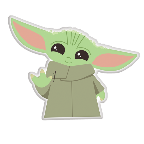 Star Wars "Baby Yoda" 01 tvarovaný polštářek